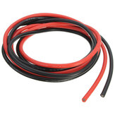 12AWG 3m Gauge Silicone Draad Flexibele Gestrande Zwart/Rood Koperen Kabel F/RC