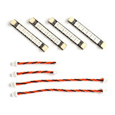 4 PC Matek System WS2812ARM-6 5V WS2812 LED Strip RC Night Light w/ 6 Lamps for RC Drone FPV Racing