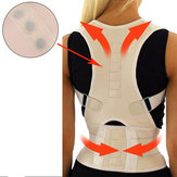 10 Magnete Haltungskorrektor Bucklige Lendenwirbelsäule Rückenstütze Schmerzlinderung Klammer-Therapie-Gurt