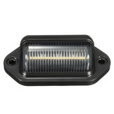 10-30V 6 LED ABS Licensplatta Light Number Lighting Lorry Vit lampa för släpfordon