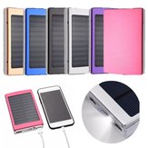 8000mAh Dual USB Solar Power Bank Batterie Ladegerät für iPhone 7 Plus Xiaomi Smartphone