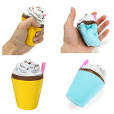 Ice Cream Coffee Squishy 10*6*4CM Super Slow Rising Collection Gift Decor Toy