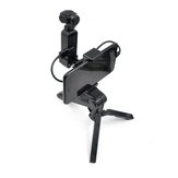 Support pliable avec poignée trépied et adaptateur de montage 1/4 pour accessoires de caméra DJI OSMO Pocket Handheld Gimbal