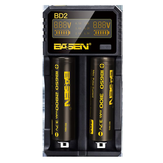 Basen BD2 LCD-skärm USB-port Smart Li-ion batteriladdare för IMR / Li-ion batteri 18650 21700