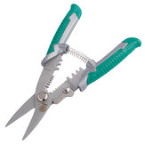 BERRYLION 210mm Crimping Pliers 3 in 1 Multitool Wire Stripper Cutting Cable Garden Twigs Leather