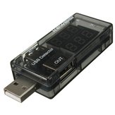 V3.0 USB spenning nåværende meter detektor lader for Universal Phones Power