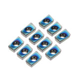 Drillpro 10 шт. Синие Nano HRC52 APMT1604PDER NB7010 25R0.8 Карбидные вставки для фрезерных станков ЧПУ