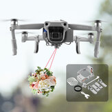 Dispositivo di consegna regali con lanciatore aereo e carrello di atterraggio aumentato per il drone DJI Mavic Air 2