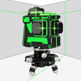 3D 12 Lijn Groene Licht Laser Niveau Digitale Zelfnivellering 360° Roterende Meting