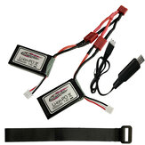 2 sztuki akumulatora Lipo Xinlehong 7,4V 1000MAH do Q901 Q902 Q903 1/16 2.4G Części do samochodów RC z opaską