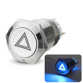 مفتاح ضوء مصباح كرة دوم LED بقطر 19 ملم وجهد 12 فولت ومعدل حماية IP65 للماء مفاتيح تشغيل/إيقاف