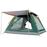 Раздвижной палатка для кемпинга на 3-4/5-8 человек из 210T Оксфордской ткани с двойным слоем, защитой от солнца и водонепроницаемости, автоматического открывания.