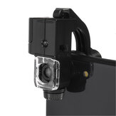 Agrafe optique de téléphone de grossissement de microscope de la loupe 90X avec la lumière UV LED