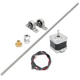 T8 600mm Stainless Steel Lead Screw Coupling Shaft Mounting + Motor For 3D Printer 