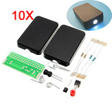 10Pcs DIY FLA-1 Simple Flashlight Circuit Board Electronic Kit