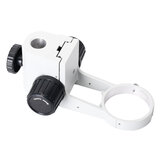 Soporte de lente de microscopio estereoscópico HAYEAR con enfoque estéreo pesado de engranaje ajustable del anillo, soporte de anillo de engranaje de microscopio estéreo de 76 mm de lente montada en el brazo