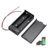 Caja de batería recargable 3pcs 18650 Soporte de batería Placa con interruptor para 2x18650 Baterías Kit de bricolaje