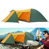 4 persone Large campeggio Family Tent impermeabile doppio strato baldacchino prova UV parasole