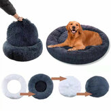 سرير الحيوانات الأليفة مريحة دونات كودلر مستديرة كلب كينيل فائقة النعومة قابلة للغسل سرير القط والكلب وسادة الشتاء الدافئة الأريكة