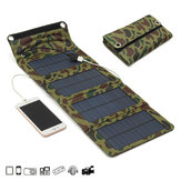IPRee® 7W 5.5V portátil plegable Solar panel USB cargador de energía móvil para teléfono celular GPS Cámara 