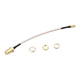 1PC RJXHOBBY MMCX to SMA Female 120mm Low Loss FPV Antenna Extension Cable Antenna Adapter