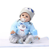 NPK DOLL 22 '' Reborn Silicone Handmade Lifelike Baby Dolls Realistic Newborn Toy