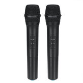 2 szt. VHF bezprzewodowy mikrofon Bluetooth Karaoke głośnik 2 ręczny MIC KTV odtwarzacz 