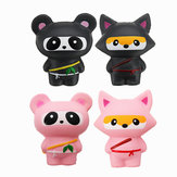 14 cm Schattige Jumbo Squishy Ninja Kat Vos Panda Geparfumeerd Super Langzaam Rijzend Kinder speelgoed cadeau