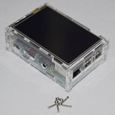 DIY Clear Acrylic Case Box Shell With Screw For 3.5 Inch TFT Screen And Raspberry Pi