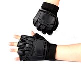 Нескользящие тактические перчатки с защитой половины пальцев, дышащие военные тактические перчатки для мужчин без пальцев