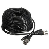 65Ft 20M Security Camera Cable Video Power Extension Wire CCTV DVR BNC RCA Cord
