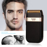 Kemei KM-2024 Afeitadora eléctrica para hombres, impermeable, recargable, recortadora de barba profesional, cargador USB