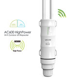 Wavlink AC600 Répéteur sans fil étanche 3-1 Routeur WIFI extérieur haute puissance/Point d'accès/CPE/WISP Répéteur wifi sans fil Dual Dand 2.4/5Ghz 12dBi Antenne POE
