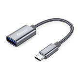Biaze A55 Micro USB OTG Cabo Adaptador Micro USB Macho para USB Feminino OTG Conversor de Cabo de Dados Conector para Celular Tablet