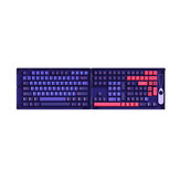 AKKO 157 Neon Keycap Set Cherry Profil PBT Zweifarbiges Tastenformen-Set für mechanische Tastatur