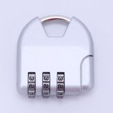 Novo cadeado de senha de fechadura de bagagem de mala de viagem de combinação de triângulo de segurança de liga de zinco Armário de cadeado codificado de mala