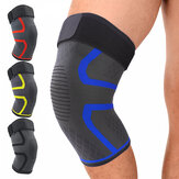 KALOAD Ginocchiere protettive sportive in nylon traspirante per il supporto del ginocchio durante l'allenamento in palestra.