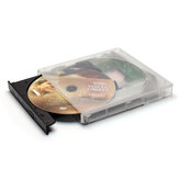 Unità CD/DVD/VCD esterna trasparente USB 3.0 Type-C per masterizzatore/lettore per Mac Win System PC