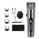 RIWA Electric Hair Clipper USB Charging Hair Trimmer 55db Low Noise IPX7 Waterproof 2200mAh Battery 0.5-2mm Adjustable with Travel Lock Hair Shaver