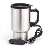 12V 450ml Bouilloire en acier inoxydable Car Cup Pot Water Auto Chauffage électrique avec câble
