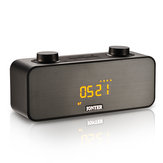 JONTER M39 Alarm Clock LED Displayv Stereo bluetooth Speaker With Mic FM Radio AUX TF Card