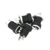 10Pcs 3A 12v For DC Power Supply Jack Socket Female Panel Mount Connector 5.5mm 2.5mm Plug Adapter 2 Terminal Types