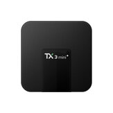 Tanix TX3 Mini+ Amlogic S905W2 DDR3 4GB RAM eMMC 64GB ROM 5G WiFi Android 11 Akıllı TV Kutu AV1 H.265 4K@30fps Video Dekoderi OTT Kutu