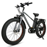 [UE Direto] CMACEWHEEL KS26 48V 21Ah 750W 26in Bicicleta elétrica 3 modos 80-130KM de alcance Freio a disco E Bike