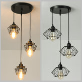 Industrial Pendant Lighting Ceiling Metal Vintage Hanging Lamp for Kitchen Bar Without Bulb