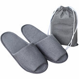 IPRee® Αναδιπλούμενα παντόφλες για άνδρες και γυναίκες Ένα μέγεθος Φορητά αντιολισθητικά παντόφλες με τσάντα αποθήκευσης για ταξίδια