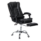 Sedia da ufficio esecutiva Douxlife® Classic MC-CL01 Design ergonomico con reclinazione a 135° Supporto per i piedi retrattile in pelle PU Cuscino lombare per Ufficio e Casa