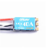 URUAV UE4 40A BLheli_S BB2 2-5S ESC Встроенный RGB LED Поддержка DShot600 для RC Дрон FPV Racing 