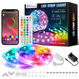 Elfeland Kit striscia luminosa a LED RGB 5050 da 20M 24W 12V DC con telecomando infrarossi a 44 tasti