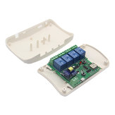 SONOFF® USB 5V oder DC 7V-32V DIY 4 Kanal Jog Inching Selbstverriegelndes WIFI Wireless Smart Home Switch APP Fernbedienung mit Gehäuse